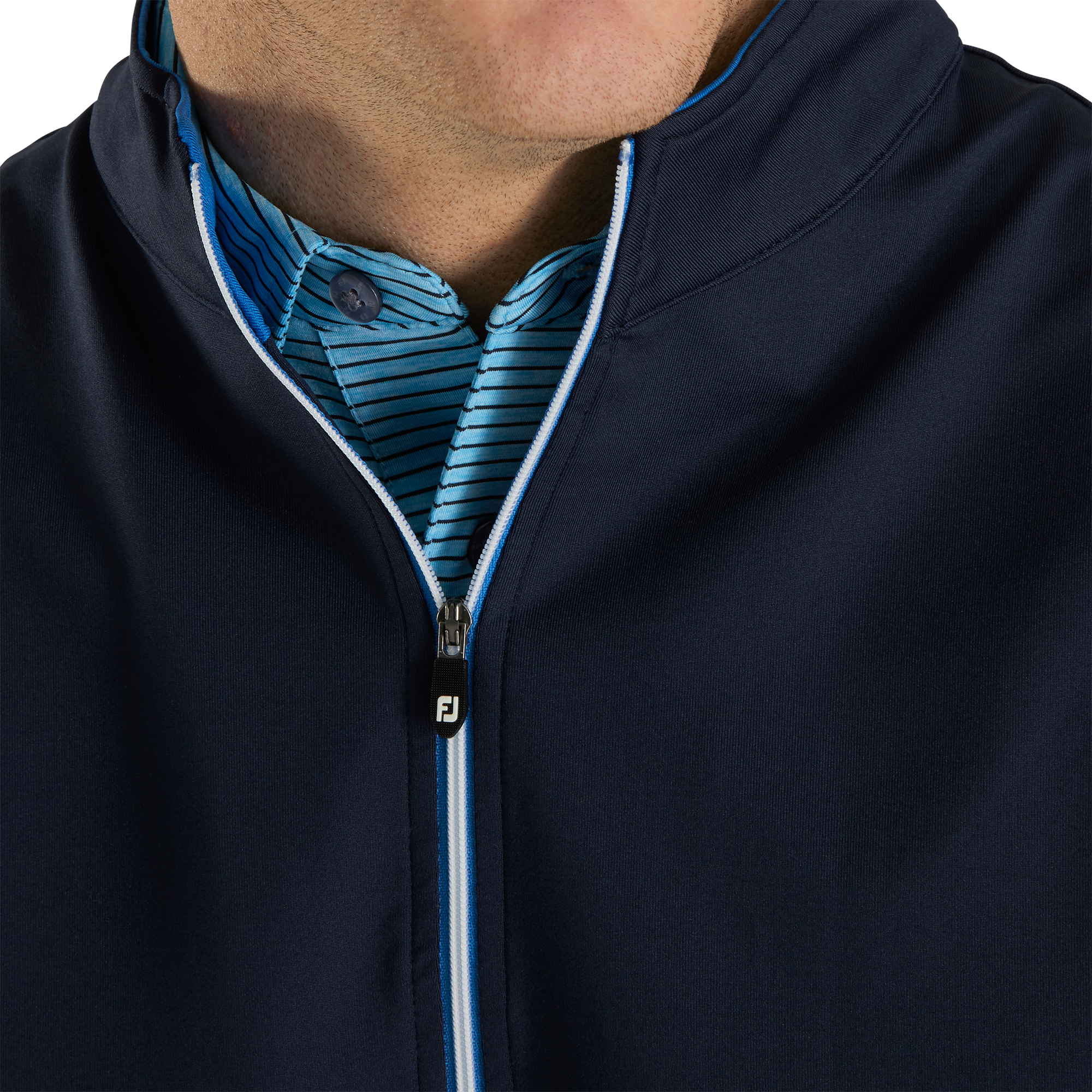 Half-Zip Jersey Vest