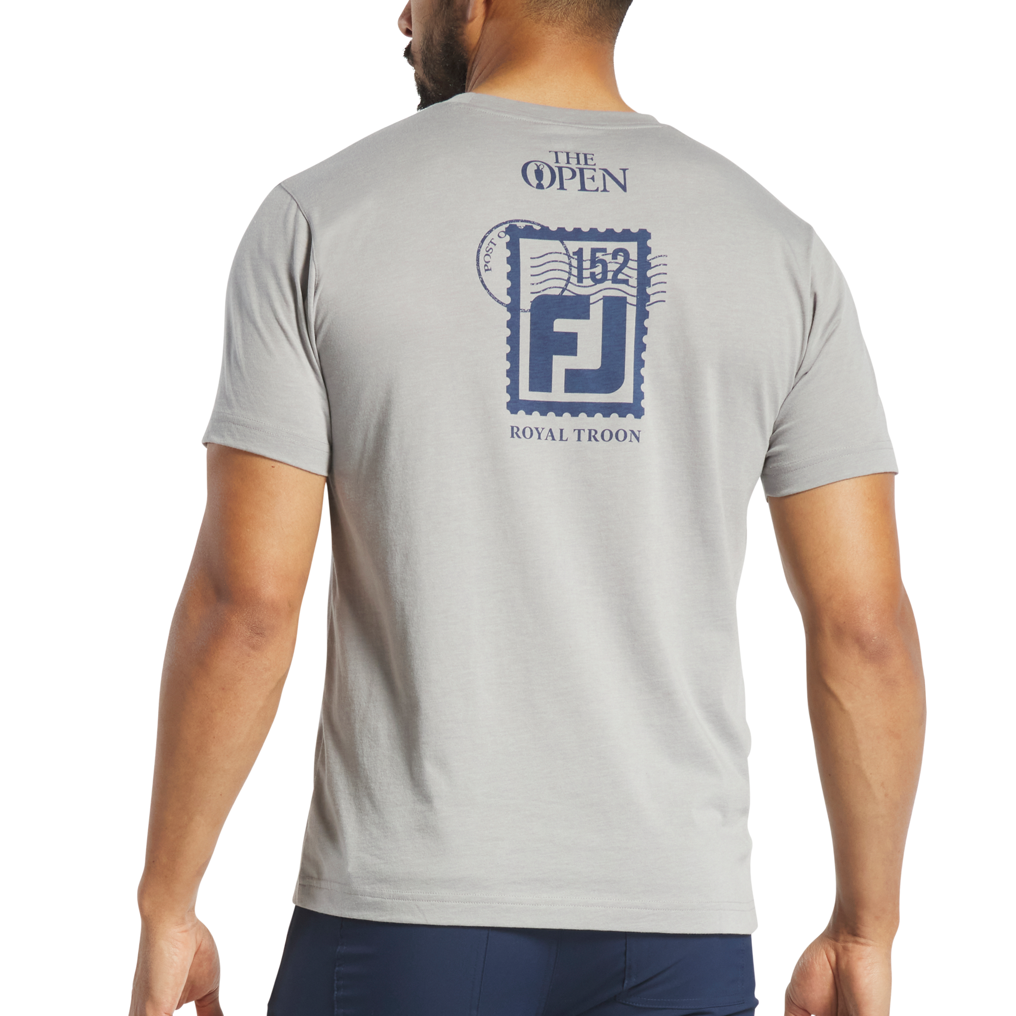 T-shirt imprim&eacute; timbre-poste FJ pour la 152e &eacute;dition de l&#39;Open Championship