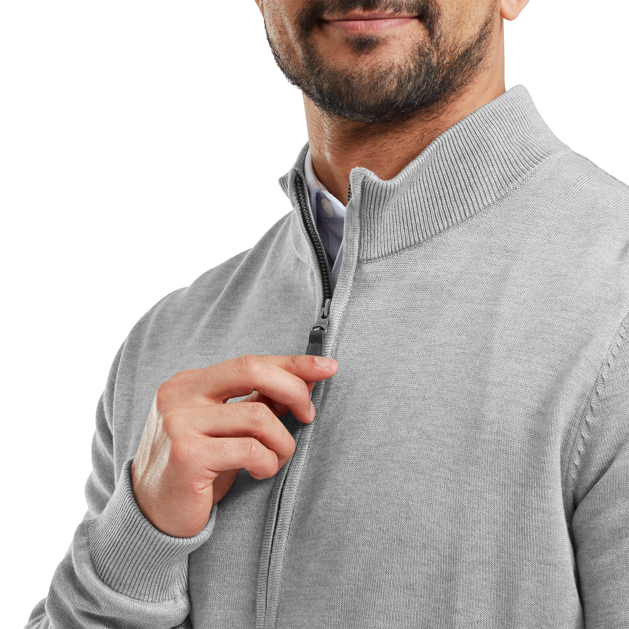 drirelease Full-Zip Lined Pullover